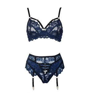 Lingerie set All lace set N⁰4 navy blue
