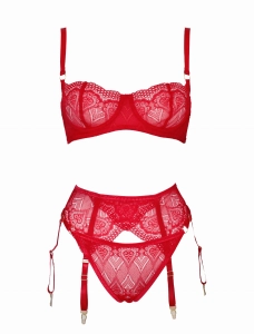 Komplet Tendre red