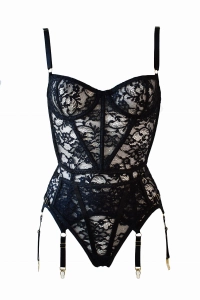 Komplet Gorset Night flower